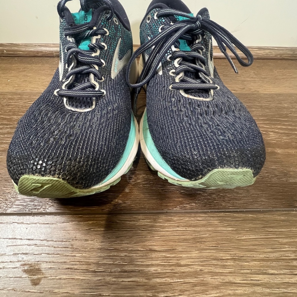 Brooks Ghost 11 Women's Running Shoes Navy/teal Size 10 - Picture 3 of 10